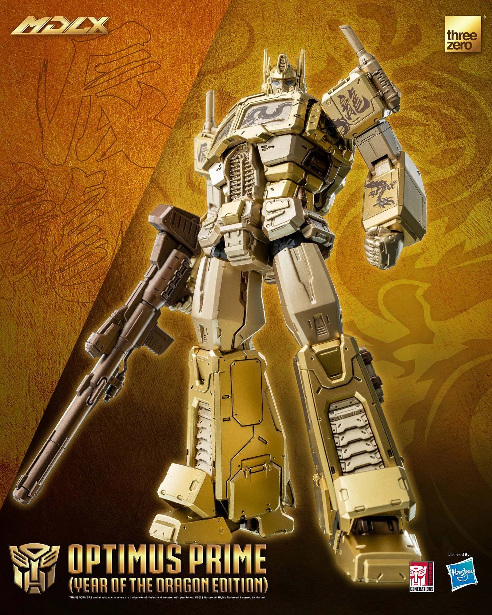 MDLX オプティマスプライム（辰年エディション） — THREEZERO BLOG JP